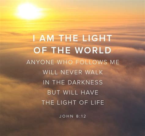 “I am the light of the world: he that follows me shall not walk in ...