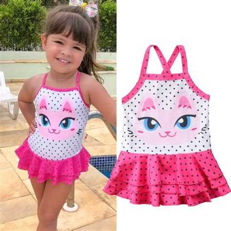 2018 Lovely Swimwear Toddler Baby Girl Tankini Polka Dots Bikini ...