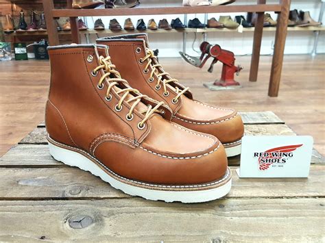 red wing classic moc toe  oro legacy  whitby cobbler