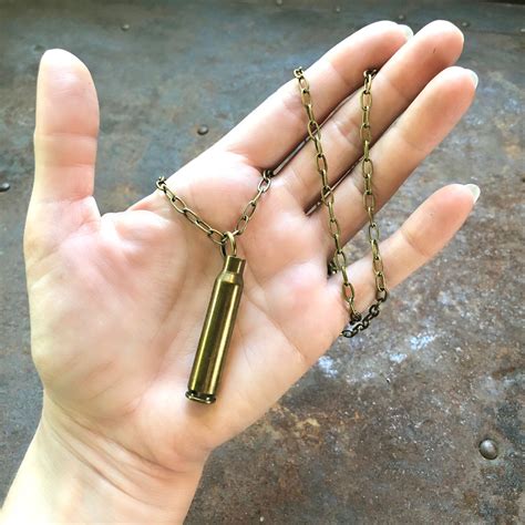 Bullet Necklace, Recycled Bullet, Necklace for Boyfriend, Reclaimed