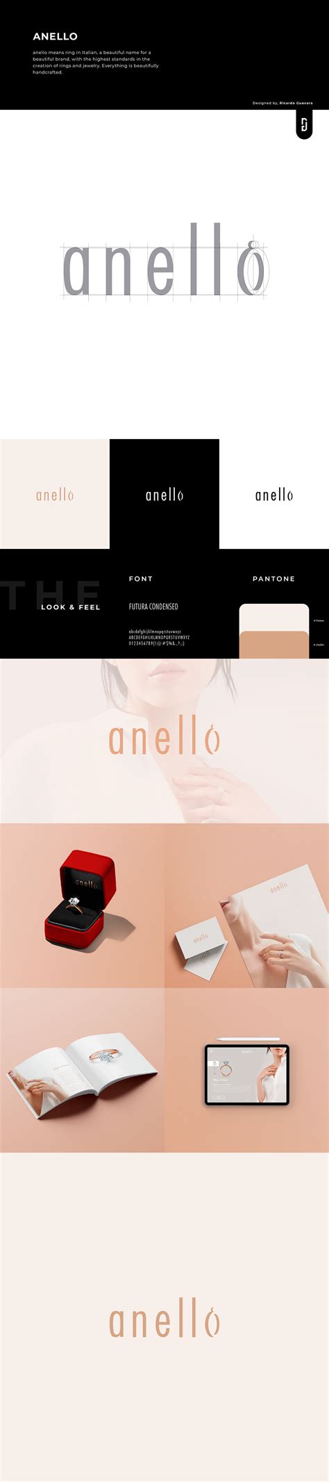 anello logo  brand identity  behance