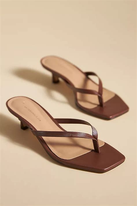 By Anthropologie Thong Kitten Heels | Anthropologie