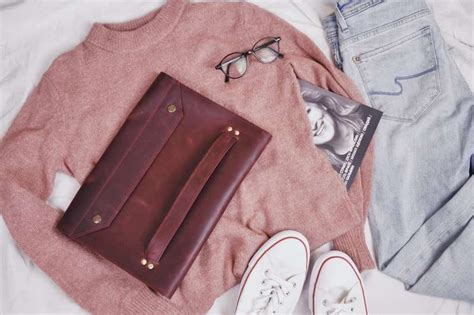 leather document holder folder case office paper case etsy