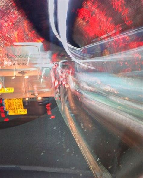 Stuck in traffic in the Rotherhithe Tunnel not looking good for my ...