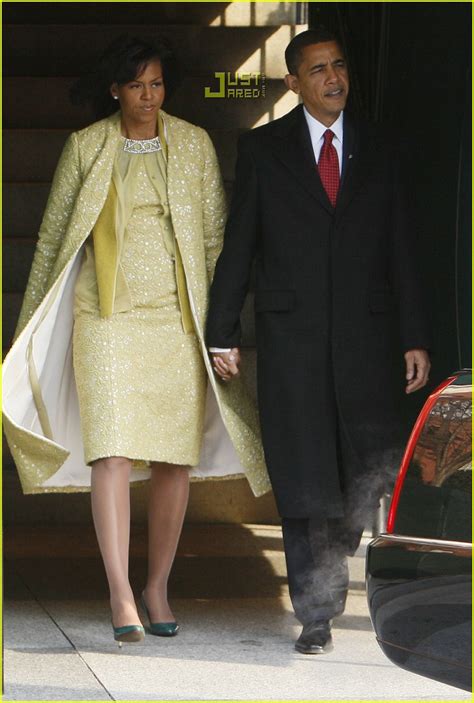 Michelle Obama Debuts Inauguration Dress: Photo 1666581 | Barack Obama, Michelle Obama Pictures ...