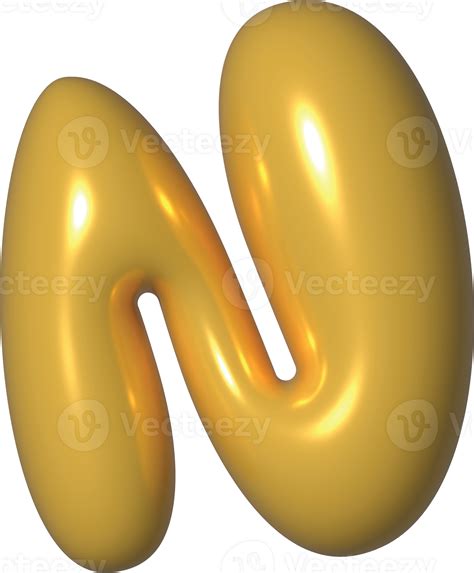 n in bubble letter 4