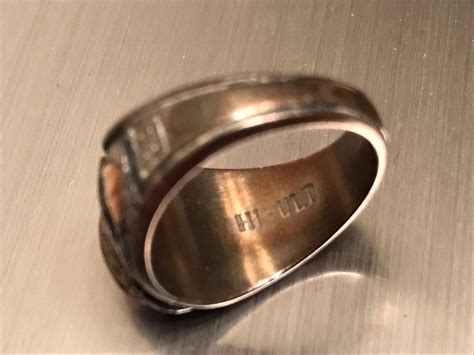 vintage herff jones ultrium hj ult ruby high school class ring council