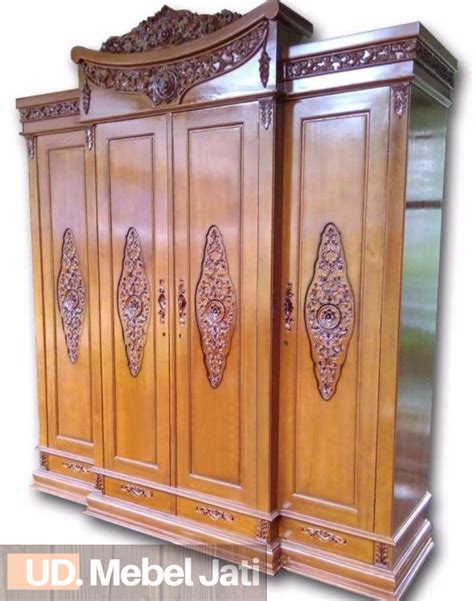almari adelia pintu  lemari pakaian ukir jepara terbaru lemari baju