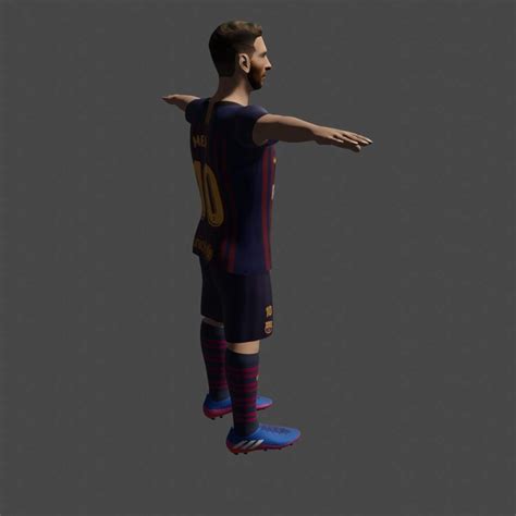 Lionel Messi - 3D Model by Petar Doychev