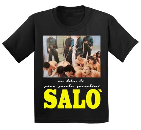 salo 120 days of sodom t shirt movie paolo pasolini horror exploitation 2018 Short Sleeve Cotton ...