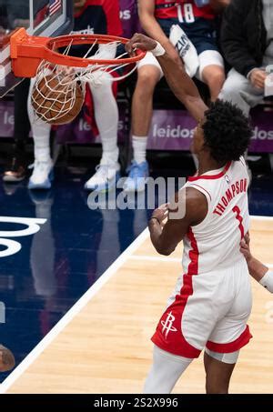 houston rockets  amen thompson controls  ball   nba