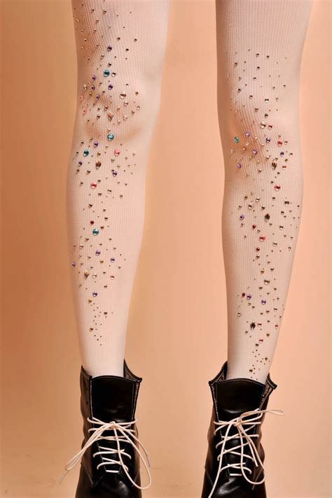 Jeweled tights | Rhinestone tights, Legs tumblr, Style
