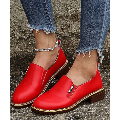 Women's Flats Slip-Ons Loafers Classic Loafers Comfort Shoes Office ...