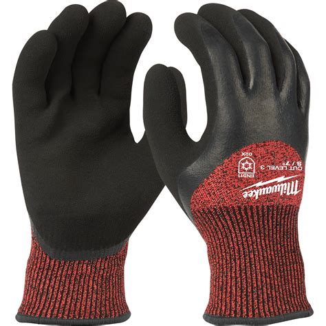 Milwaukee 48-22-8922 Winter Cut-Resistant Gloves, Size Large, 15 Gauge