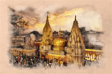kashi vishwanath temple  luminous heart  varanasi cultural