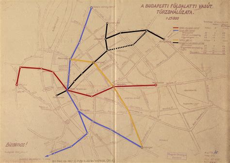 Budapest subway system (1952) : r/MapPorn