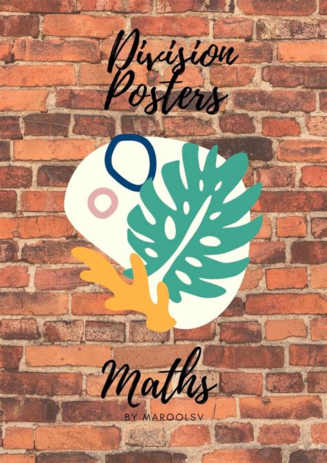 division poster   teacha