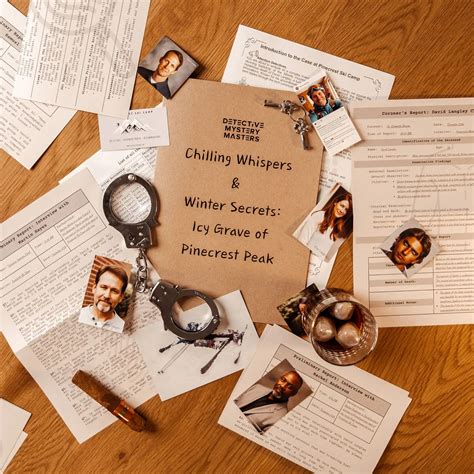Pinecrest Peak's Murder Mystery: Winter Whispers Game – Detective