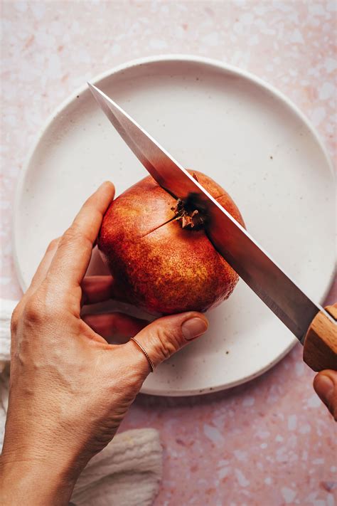 How To Cut A Pomegranate (The BEST Way!) - Minimalist Baker