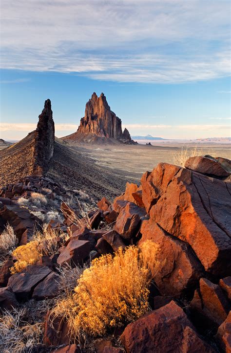 Shiprock from Black Dike Ridge [2796x4260] photo by Brad Mitchell : r