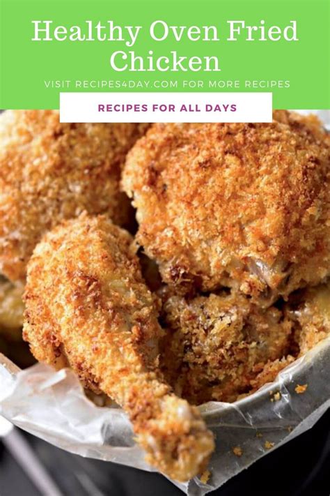 Healthy Oven Fried Chicken