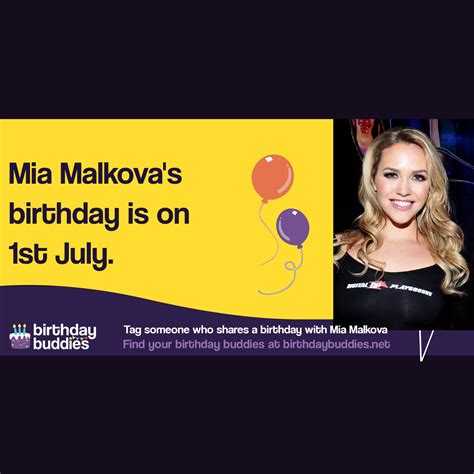 Mia Malkova's birthday is 1st July 1992