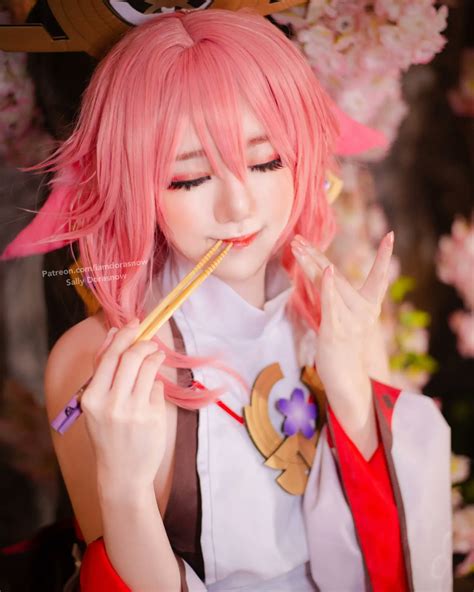 Sally多啦雪(iamdorasnow) on Twitter: "Ara ara~🌸 #yaemiko #raidenshogun #