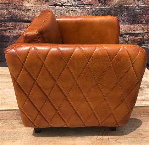 Modern Leather Lounge Club Accent Home Office Chair - 70 West Main