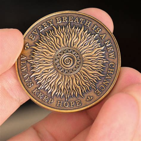 Dum Spiro Spero Coin – EDC Reminder Coins