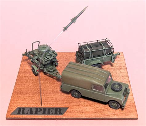 rapier anti aircraft missile system ready  inspection armour