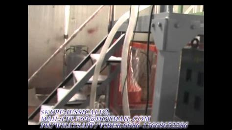 jessica- EPS foamed machine-whatsapp0086-13668652286 - YouTube