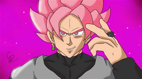 black goku super saiyan rose  genarou  newgrounds