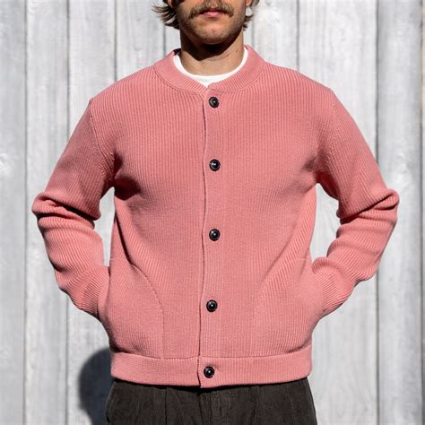 andersen andersen skipper jacket pink premium knit cardigan