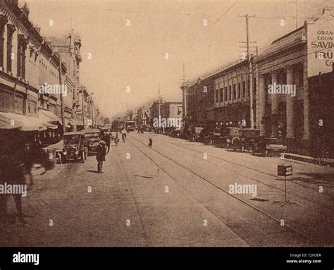 Street scene - Orange County Stock Photo - Alamy