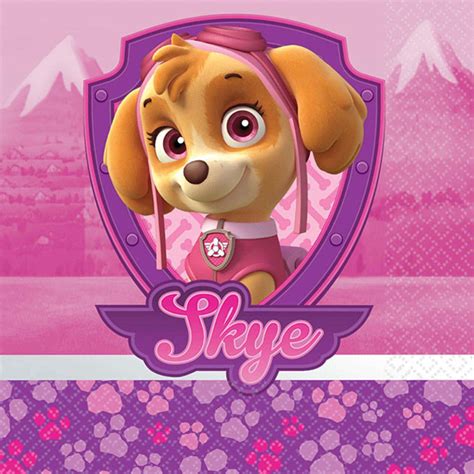 Download Skye, the daring pilot of the Paw Patrol Wallpaper