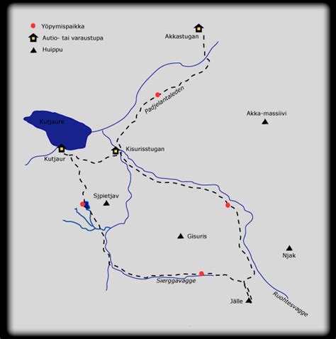 Sarek - Kartta