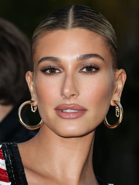 hailey bieber  saint laurent mens springsummer  fashion show