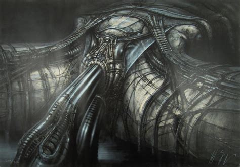 H.R. Giger - H. H. Hans Rudolf Giger Erotomeccanica Paesaggio