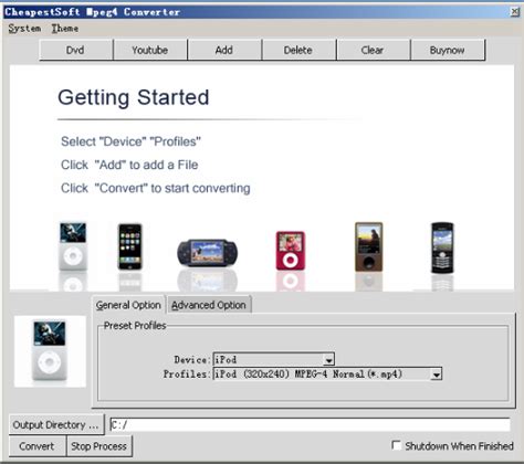 AVI to MP4 Converter, mpeg4 converter