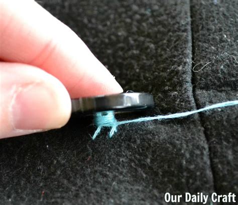 How to Sew a Button on a Coat and Make it Last - Our Daily Craft