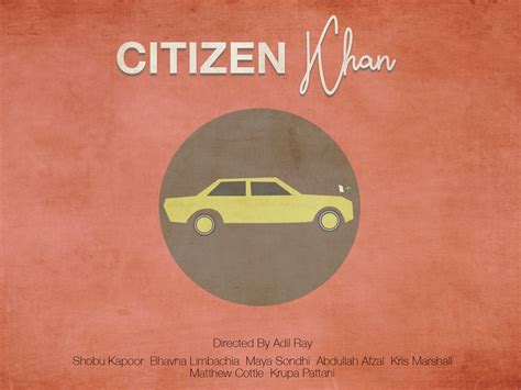 citizen khan minimal poster  malini    dribbble