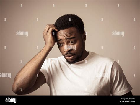 Worried Human Face