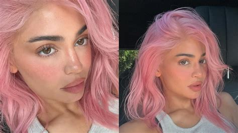 Kylie Jenner makes comeback with bubblegum-pink hair - SA People