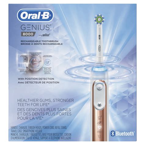 Oral-B 8000 Electric Toothbrush Powered By Braun, Rose Gold – BrickSeek