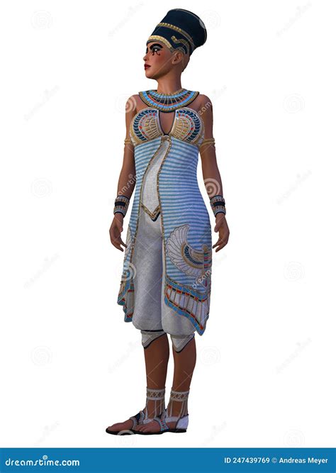 Nubian Goddess Queen, Fantasy Woman Royalty-Free Stock Photography
