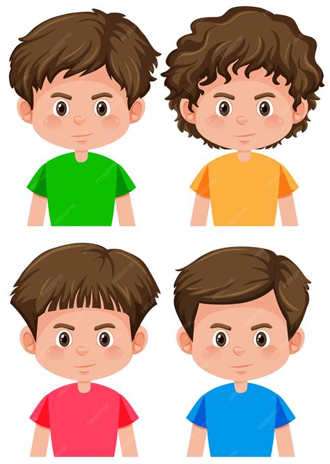 Cartoon Boy Hairstyles