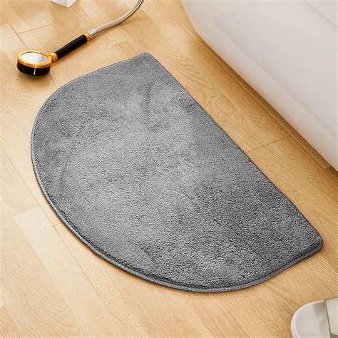 Bathroom Rugs, Soft & Bath Rugs For Bathroom, Semicircle Bath Mat With ...