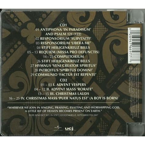 gregorian chant  gregorian chant cd    melomaan ref