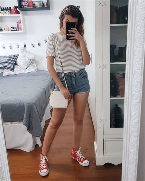 Looks Com All Star Vermelho - Como combinar o all star vermelho com o outfit | Looks, Looks casuais ...