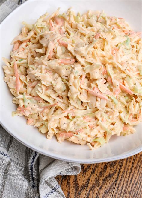 Sweet and Spicy Coleslaw - Barefeet in the Kitchen